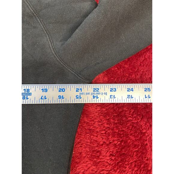 The North Face Womens Large Black Pullover Hoodie Long Sleeve Sweatshirt Pocket - Picture 3 of 9